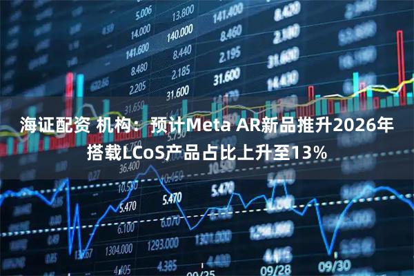 海证配资 机构：预计Meta AR新品推升2026年搭载LCoS产品占比上升至13%