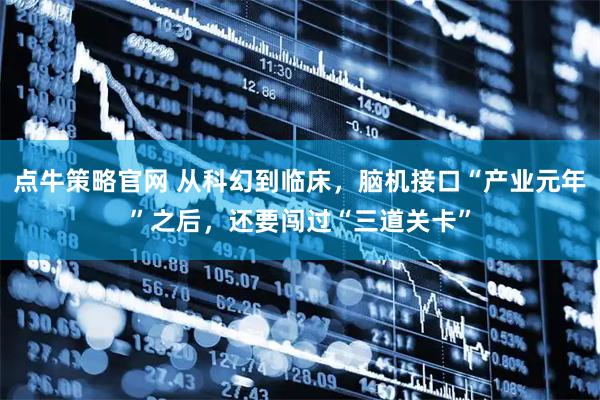 点牛策略官网 从科幻到临床，脑机接口“产业元年”之后，还要闯过“三道关卡”